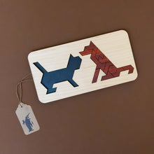 Load image into Gallery viewer, wooden-cat-and-dog-tangram-puzzle