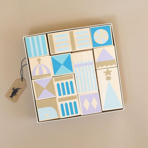 wooden-chip-set-storybook-stackers-with-castle-images-in-soft-blues-gold-and-lavendar
