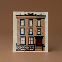 Load image into Gallery viewer, wooden-environment-bock-set-city-brownstone