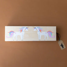 Load image into Gallery viewer, wooden-environment-bock-set-enchanted-story-built-to-show-two-unicorns