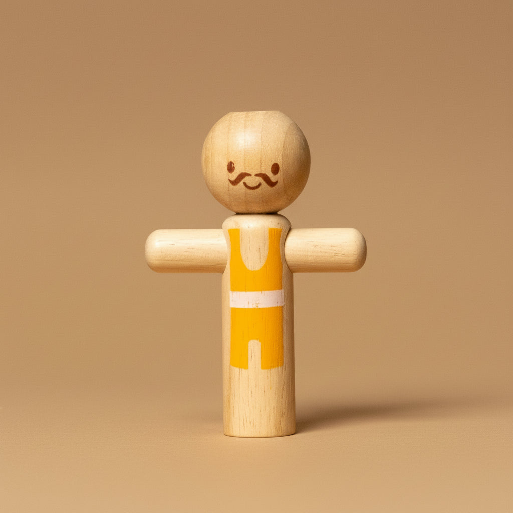Wooden Jumping Acrobat