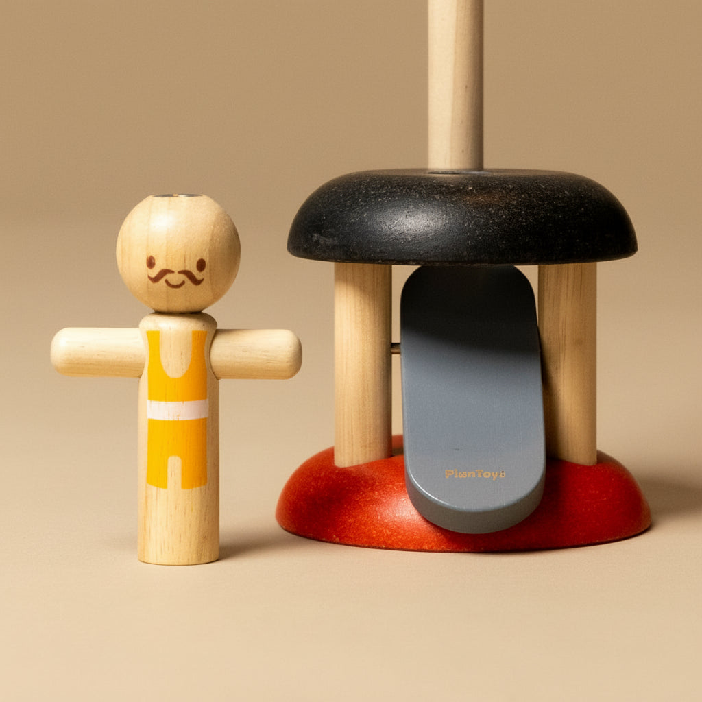 Wooden Jumping Acrobat