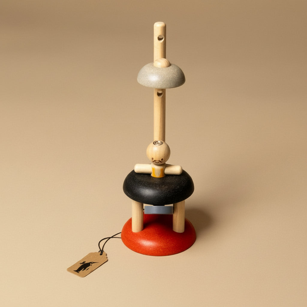 Wooden Jumping Acrobat