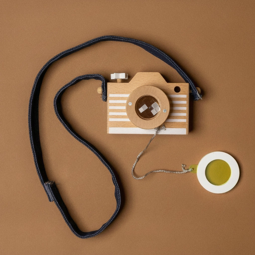 wooden-kaleidoscope-play-camera-yellow-lens-removed-denim-strap-