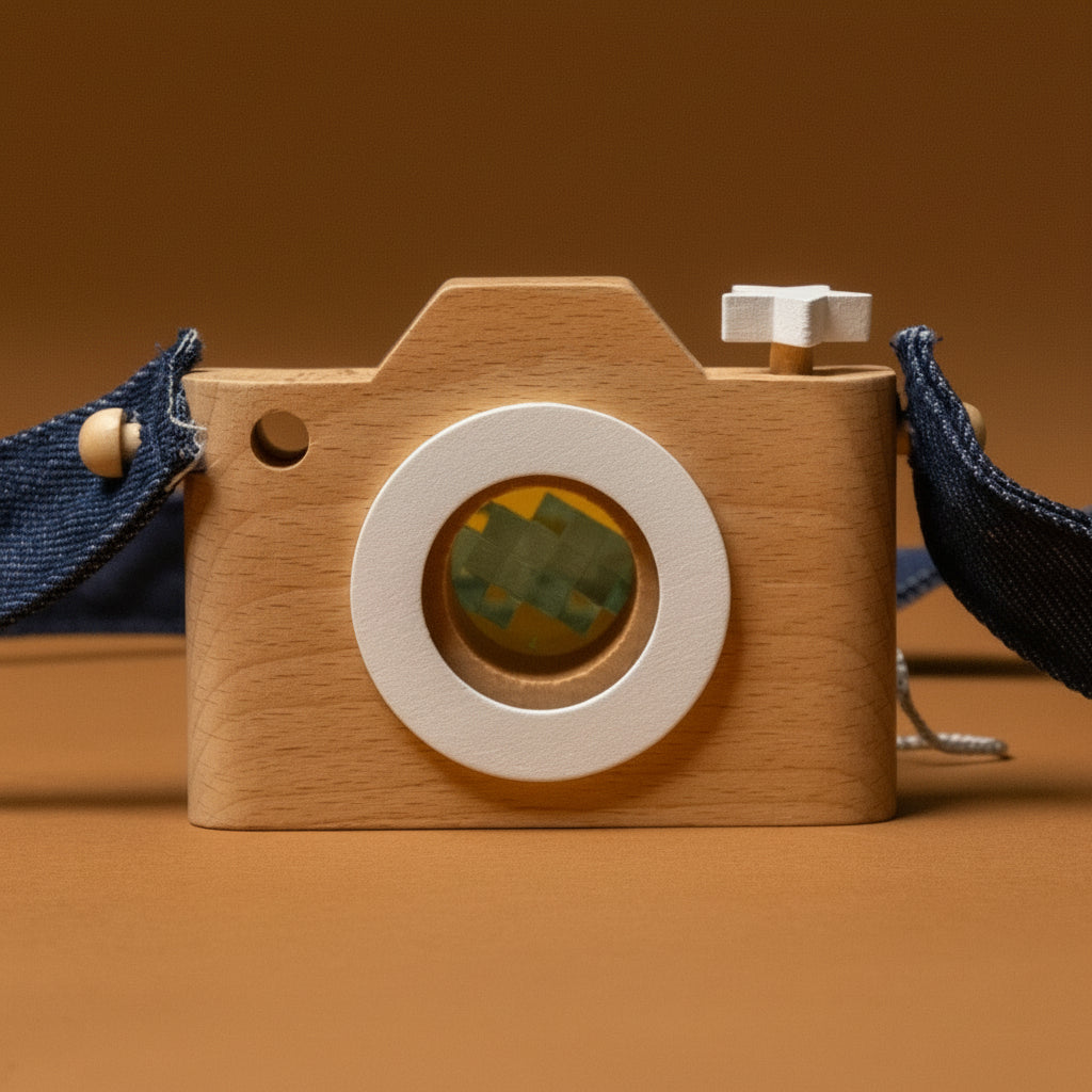 wooden-kaleidoscope-play-camera-yellow-lens-denim-strap-back