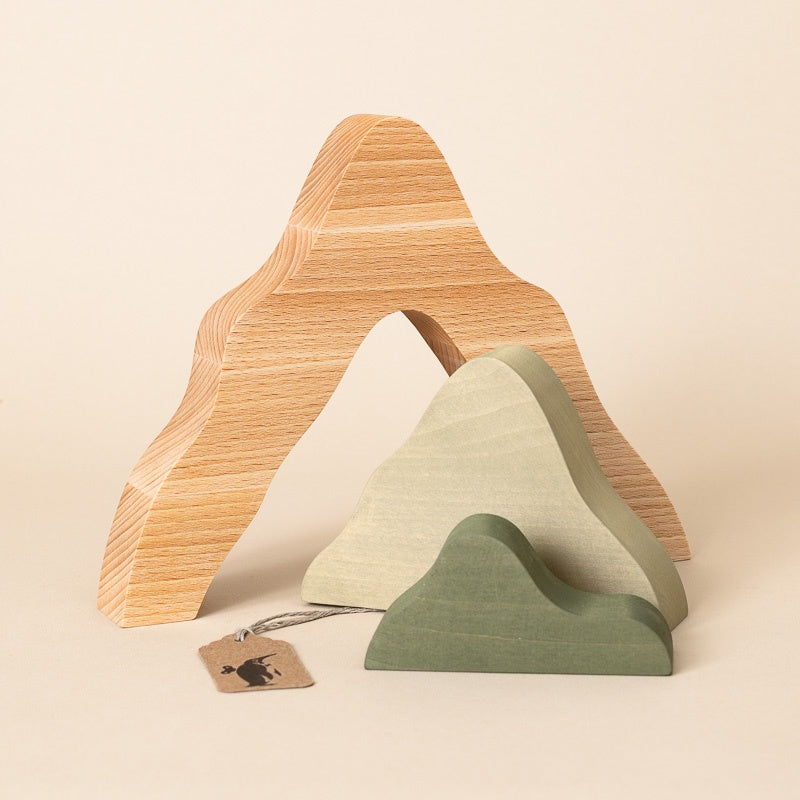 Wooden Mountain Landscape | Small