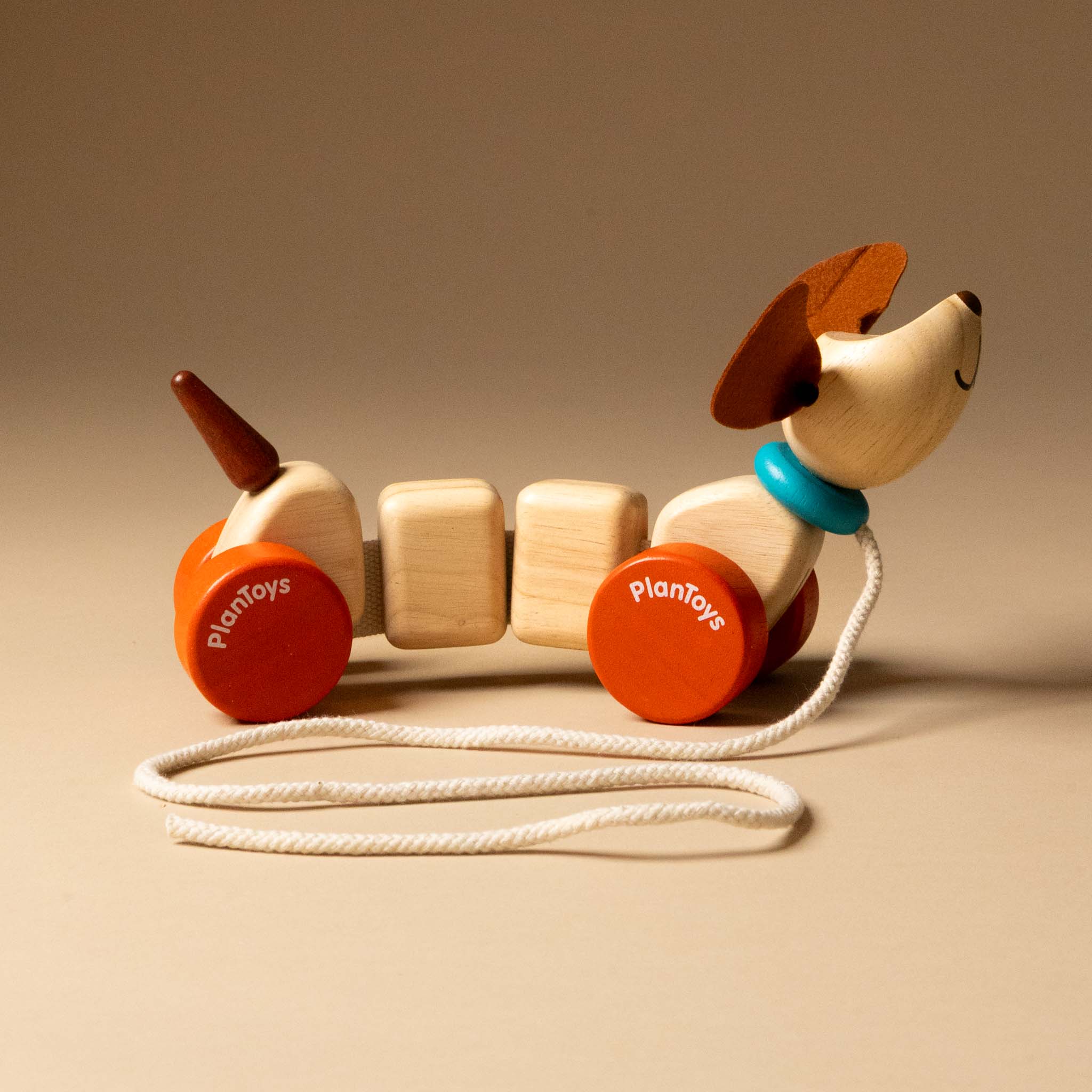Wooden Pull-Along Pup