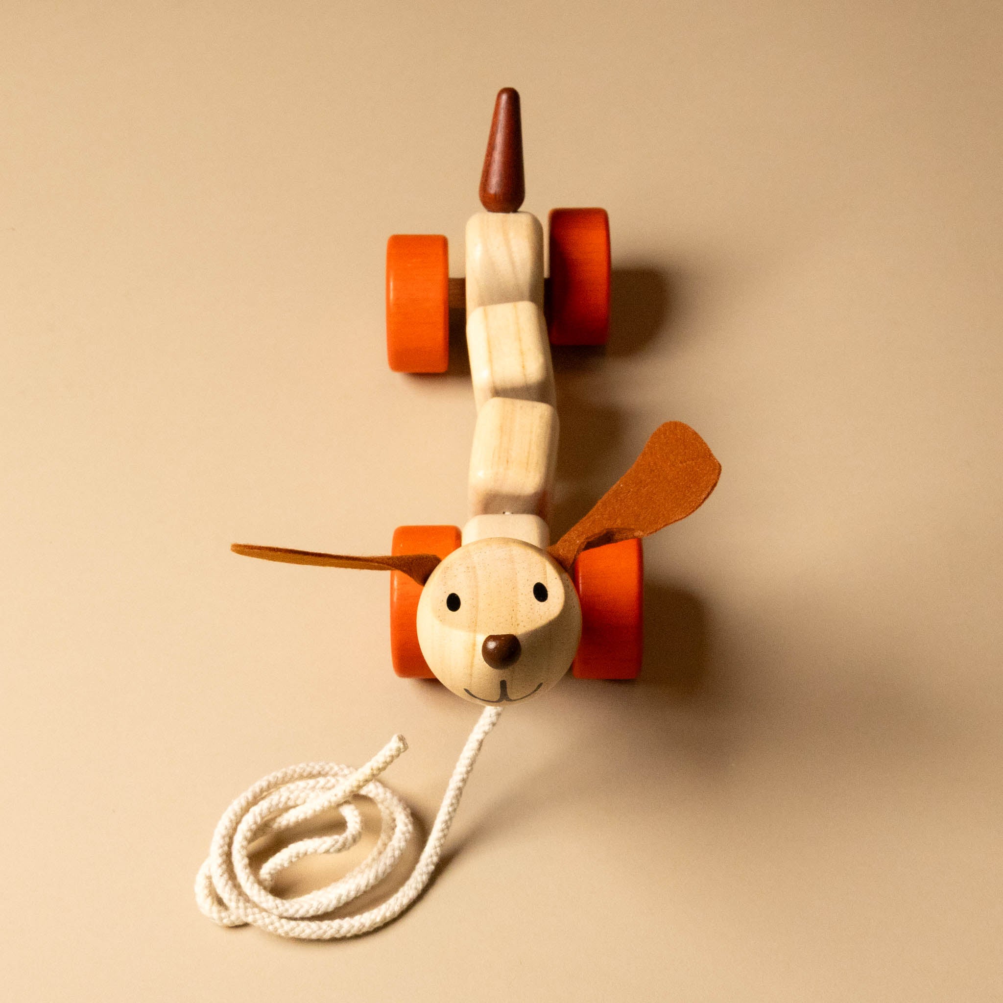 Wooden Pull-Along Pup