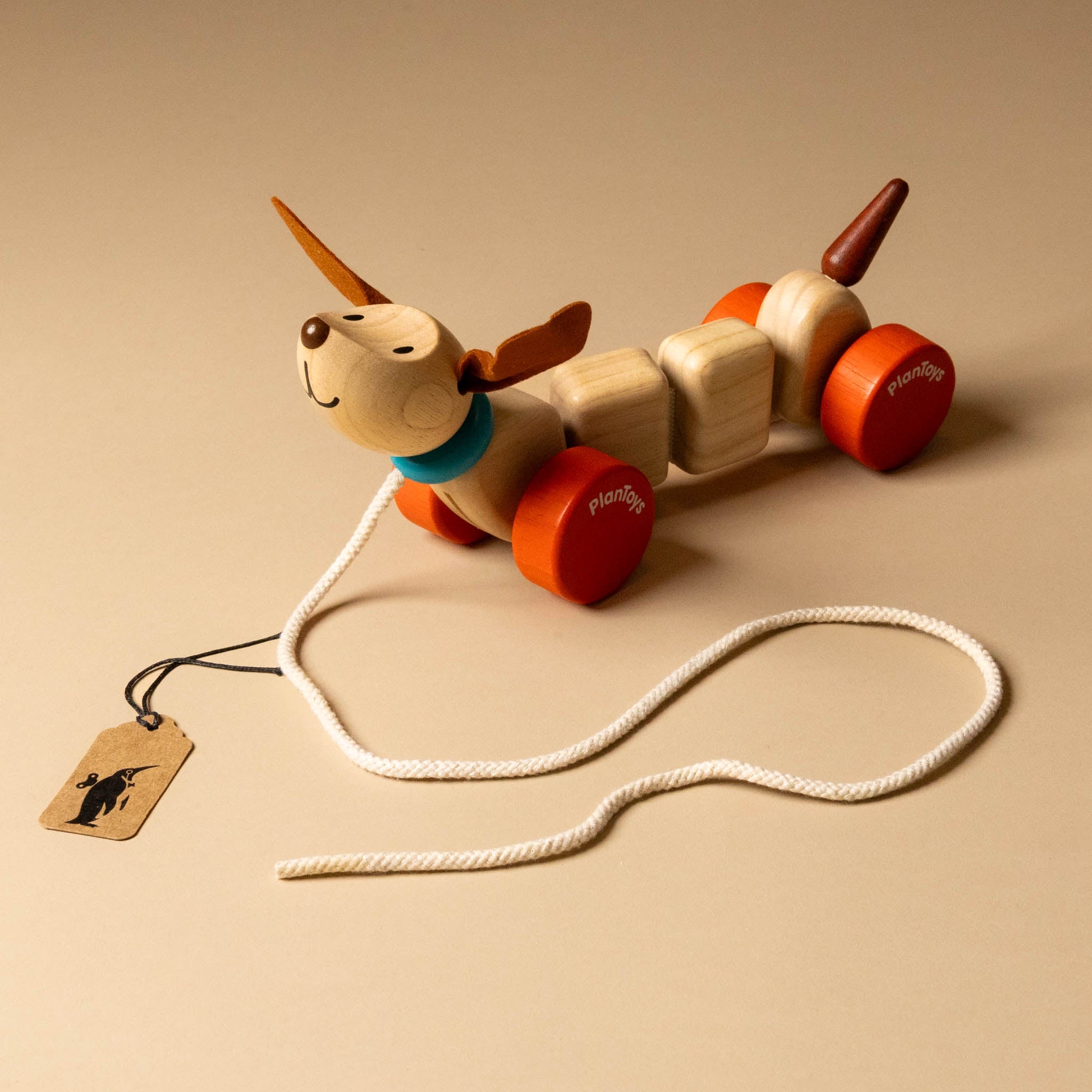 Wooden Pull-Along Pup