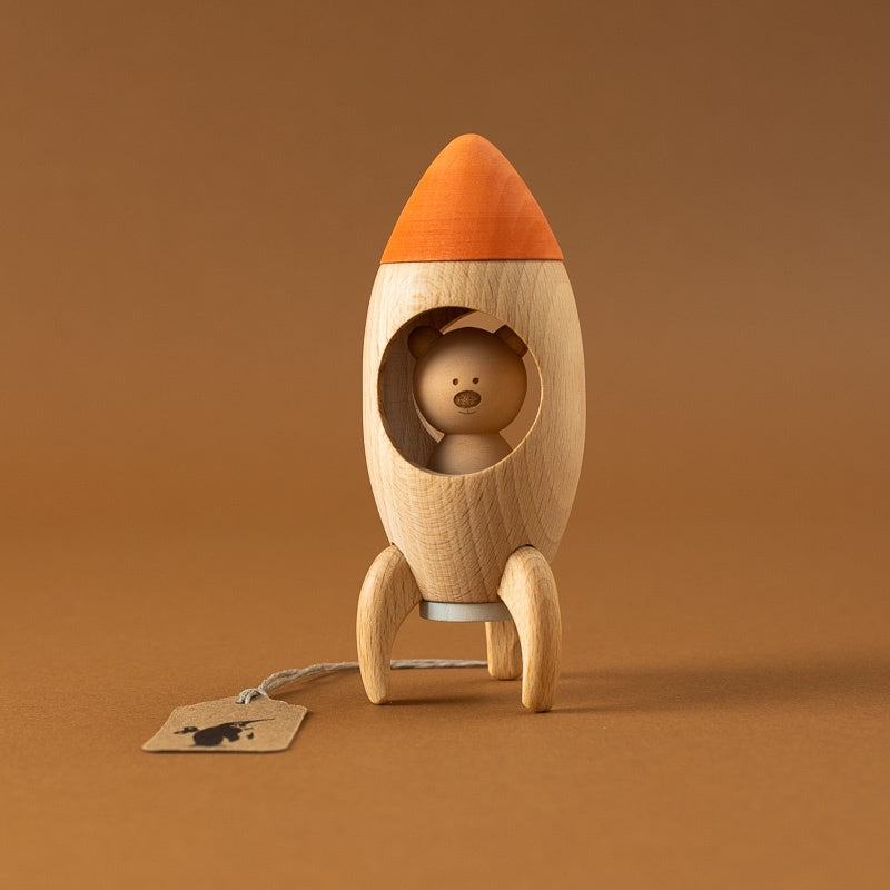 Wooden Astro-Bear Play Set