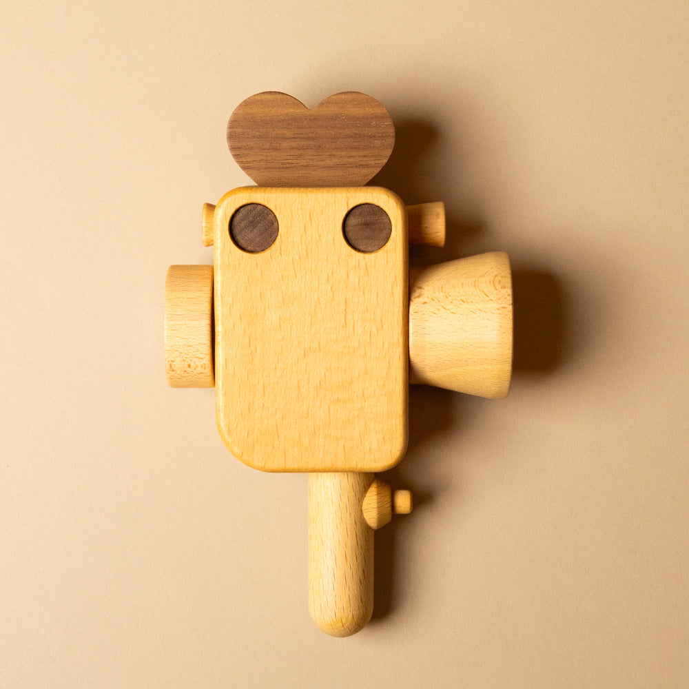 Wooden Super 8 Handheld Play Camera-side