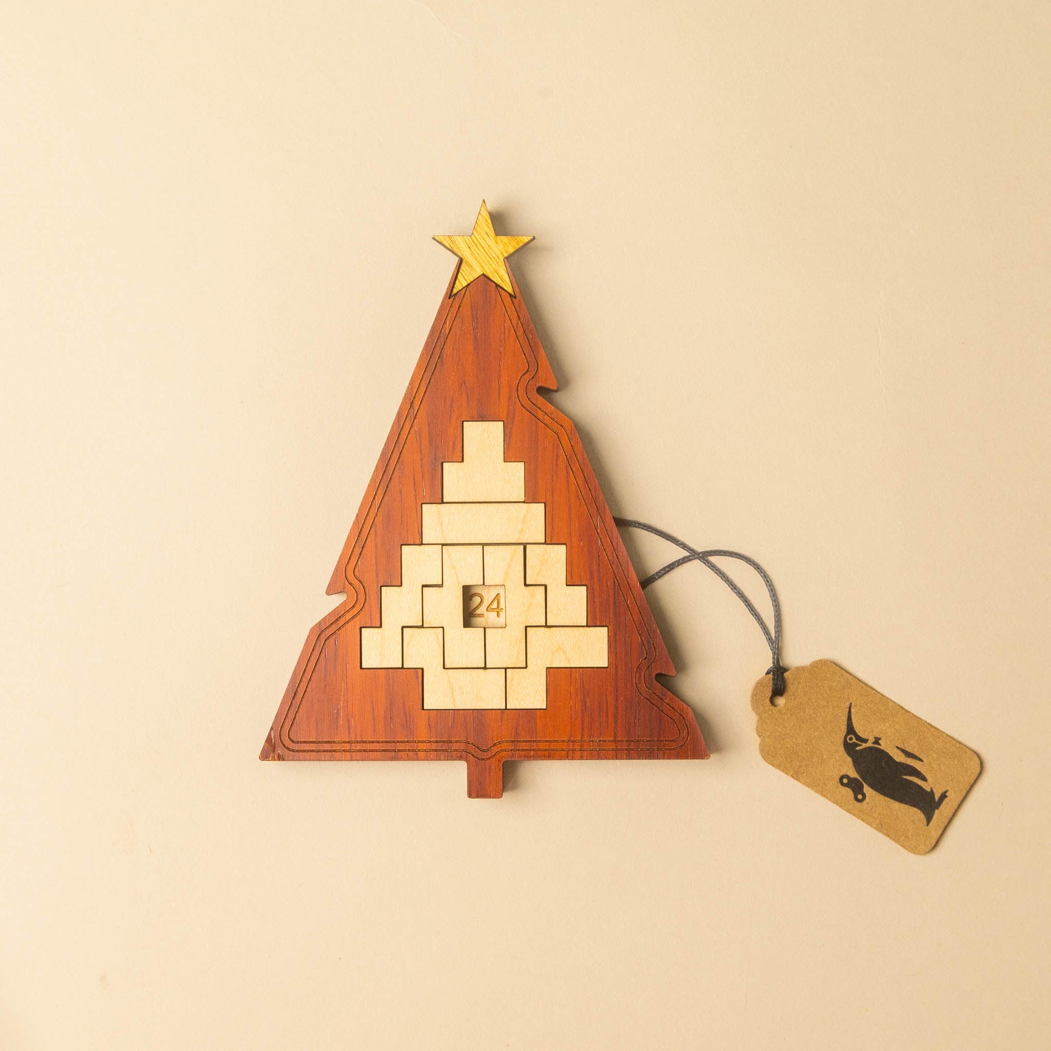 Wooden Tannenbaum Advent Calendar Puzzle