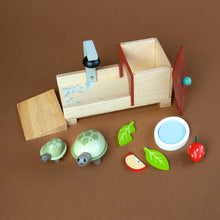 Load image into Gallery viewer, wooden-tortoise-pet-play-set-details
