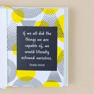 yellow-black-patterned-page-with-text-if-we-all-did-the-things-we-are-capable-of-we-would-literally-astound-ourselves