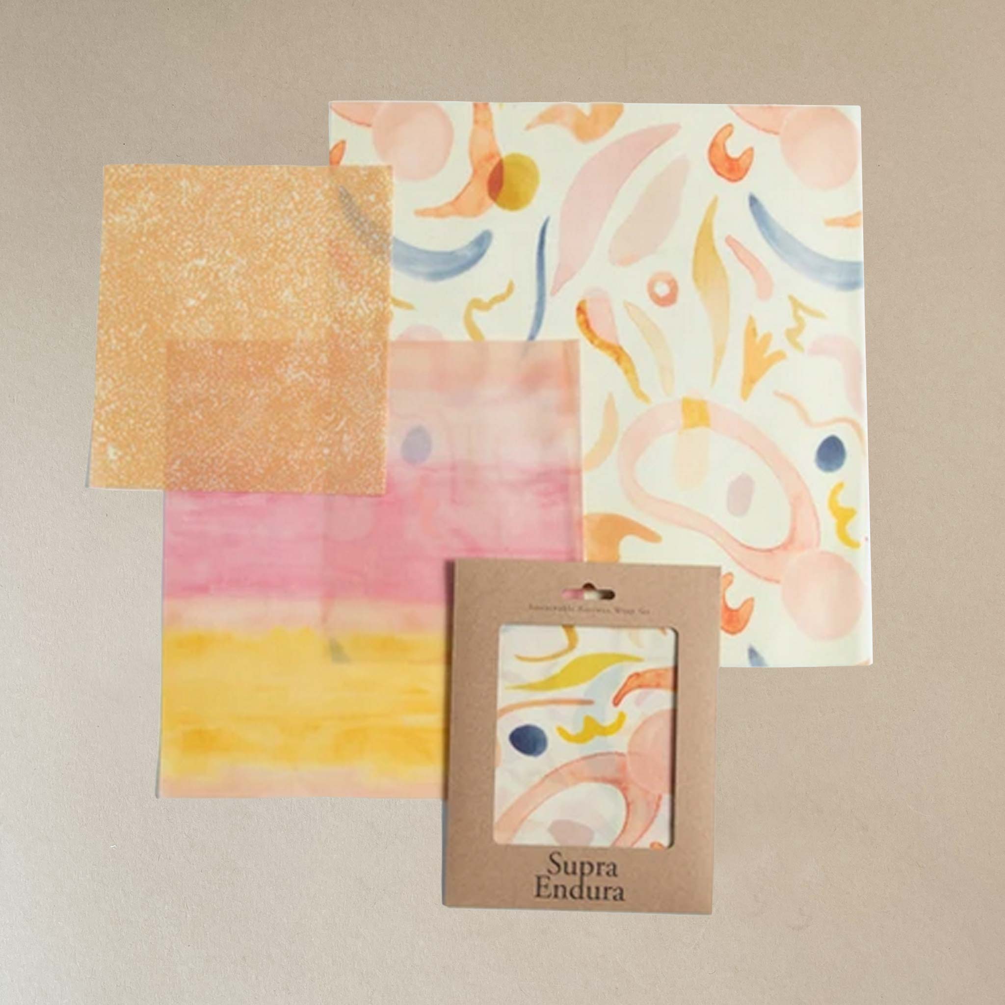 3-Pack Beeswax Wraps | Sunset - Kitchen - pucciManuli