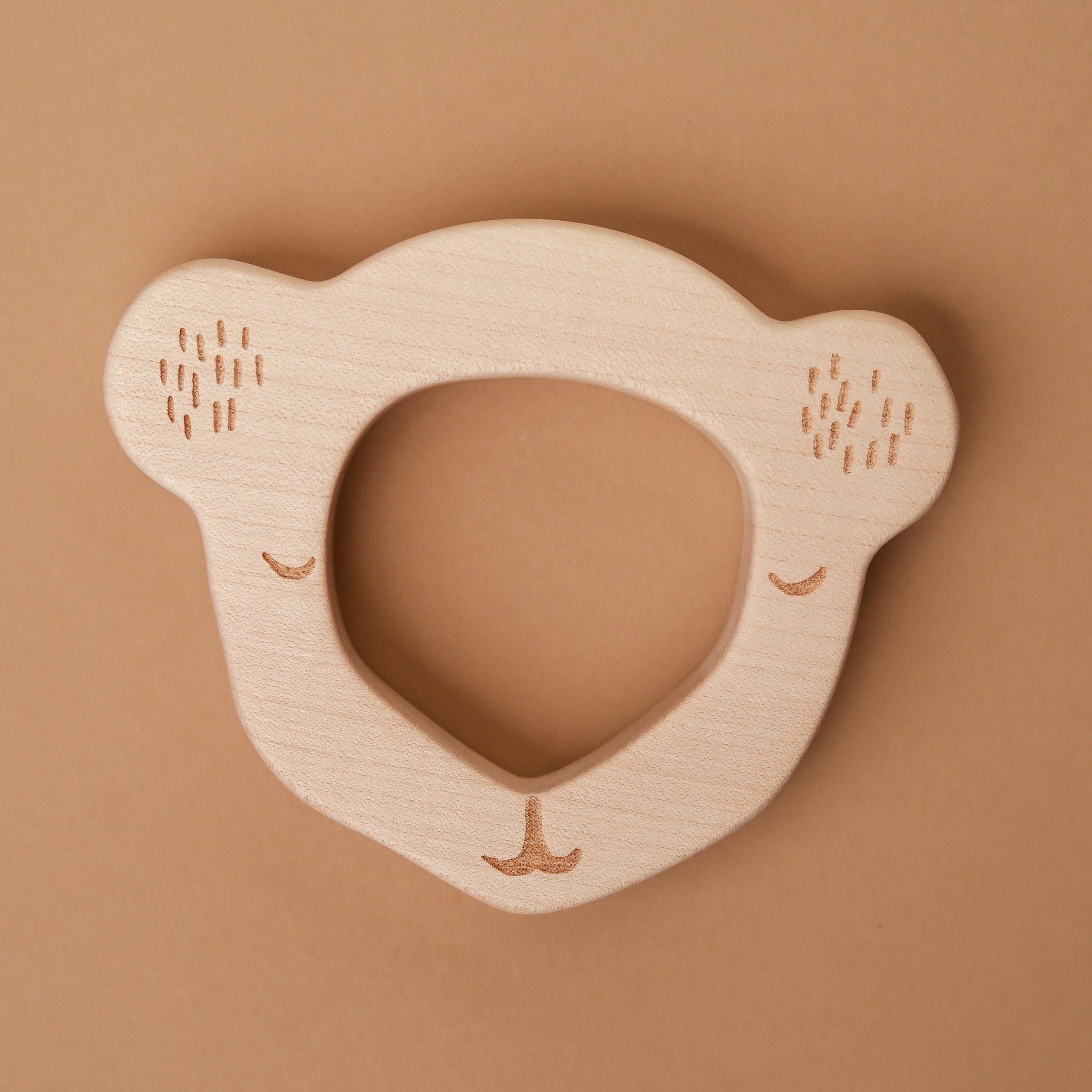 Wooden Koala Bear Face Teether