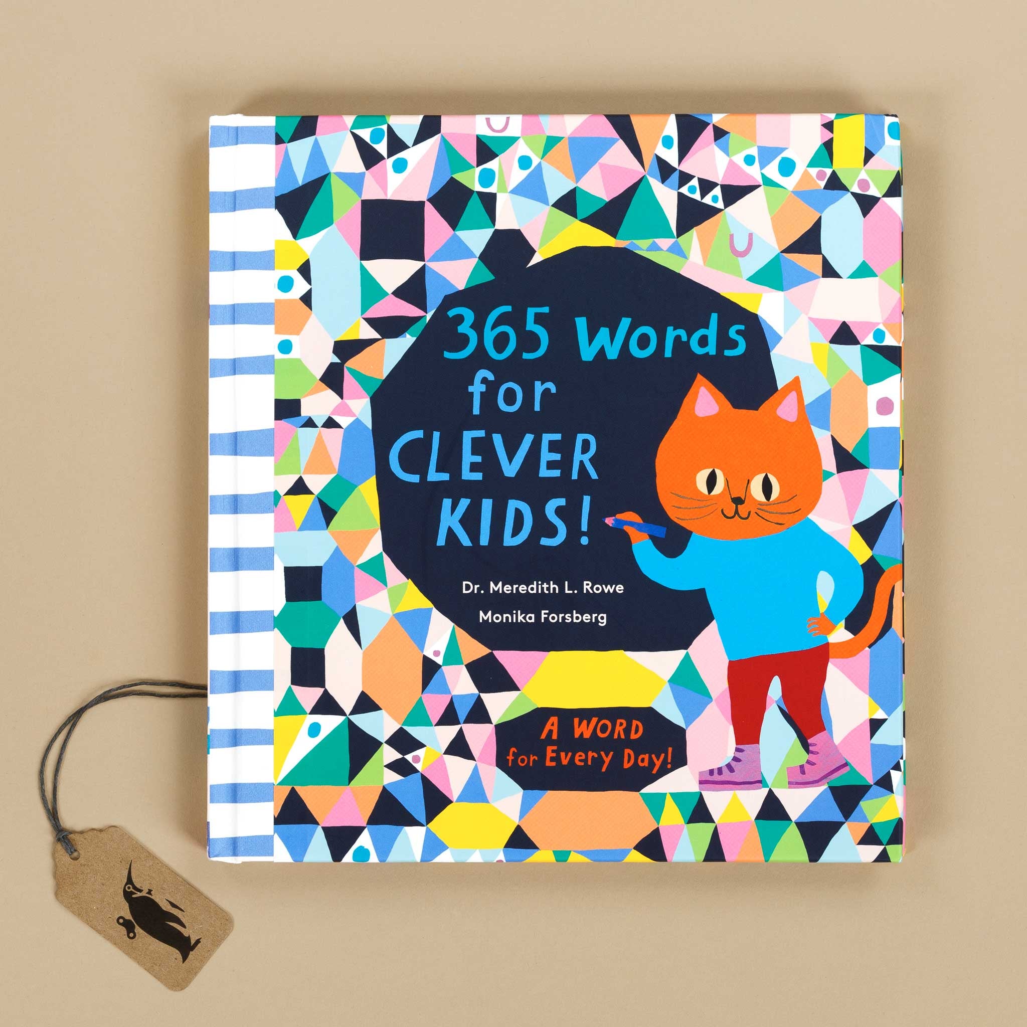 365-words-for-clever-kids-hard-cover-book-front-colorfully-illustrated-featuring-orange-cat