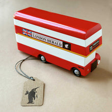 Load image into Gallery viewer, view of the white and red London Bus Candyvan