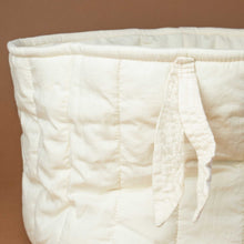 Load image into Gallery viewer, detail-of-quilted-white-basket