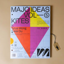 Load image into Gallery viewer, majo-ideas-sticker-based-art-kit-kites-magenta-yellow-red-kite-on-cover