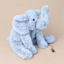 Load image into Gallery viewer, wanderlust-elly-elephant-soft-grey-stuffed-animial
