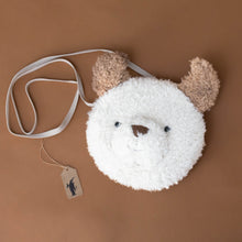 Load image into Gallery viewer, little-cream-puppie-with-brown-ears-bag-with-a-strap