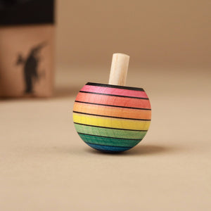 single-rainbow-striped-spinning-top