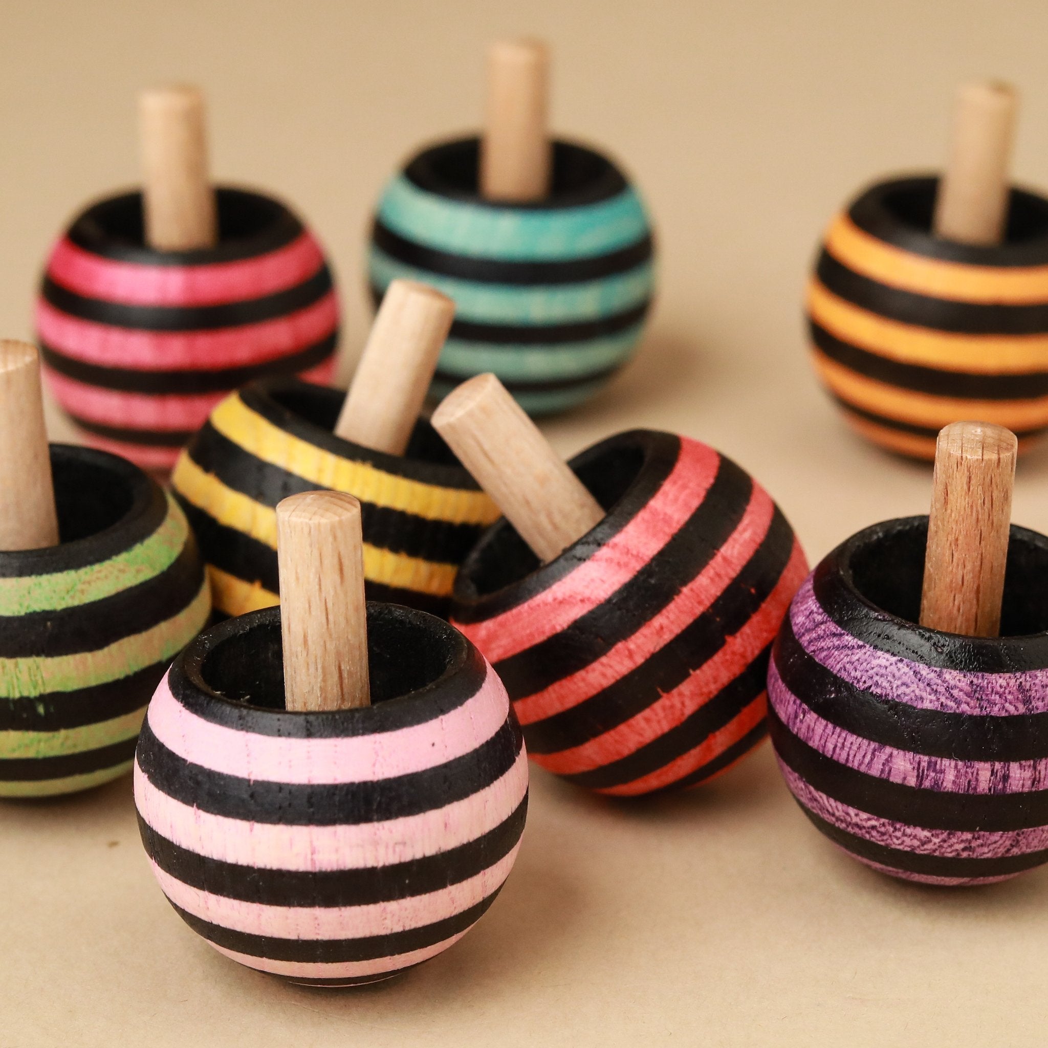 Upside-Down Wooden Spinning Top | Tango