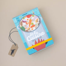 Load image into Gallery viewer, a-la-cuisine-card-game-box-with-illustrated-soup-pot