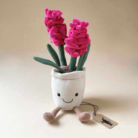 amuseable-hyacinth-plant-stuffed-animal-in-beige-pot-with-cocoa-feet-and-smiling-face