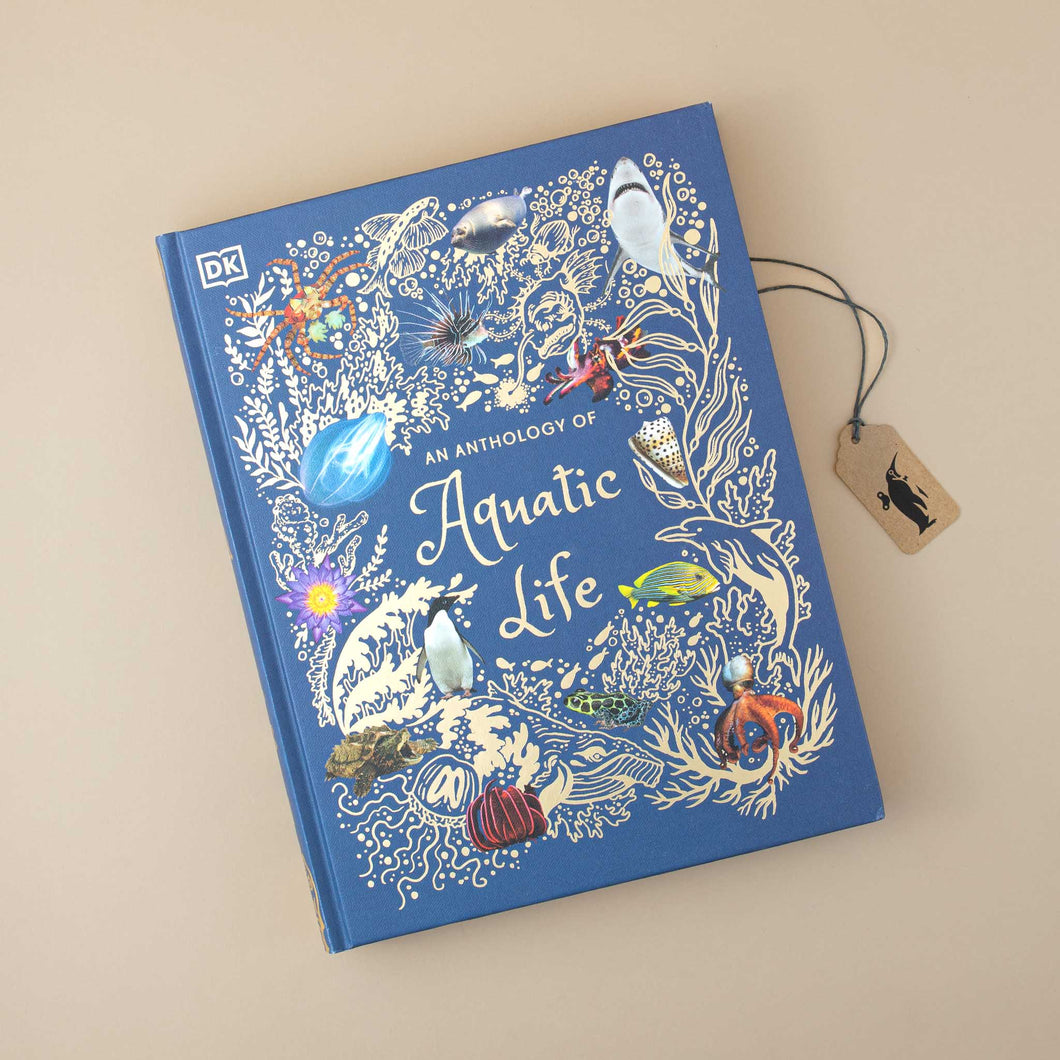 front-cover-an-anthology-of-aquatic-life-with-gold-foiling
