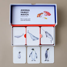 Load image into Gallery viewer, interior-cards-narwhal-and-emperor-penguin-families