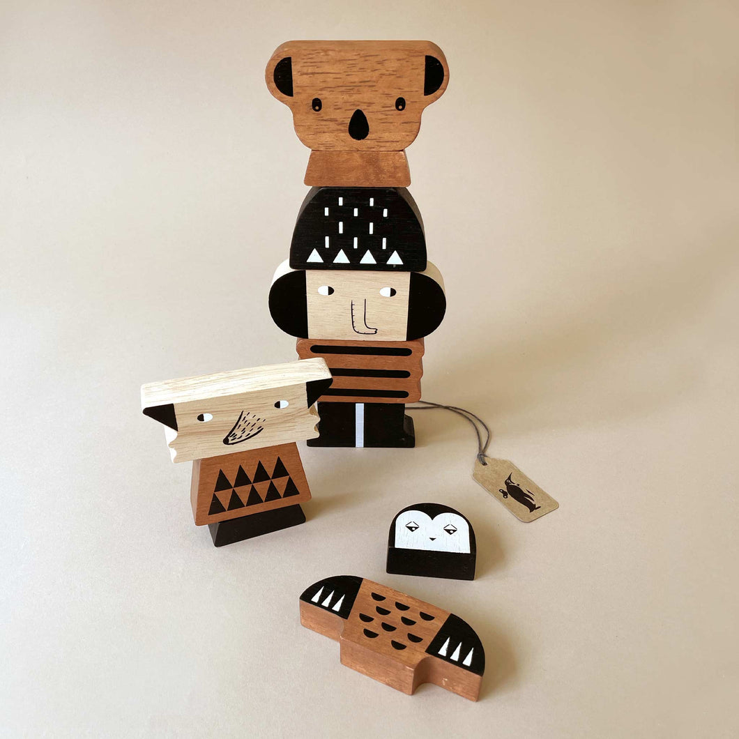 Animal Tower - Baby (Toys) - pucciManuli