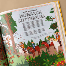 Load image into Gallery viewer, illustrated-interior-page-about-monarch-butterflies