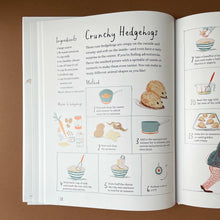 Load image into Gallery viewer, Illustrated-interior-page-recipe-for-Crunch-Hedgehog-Pastry