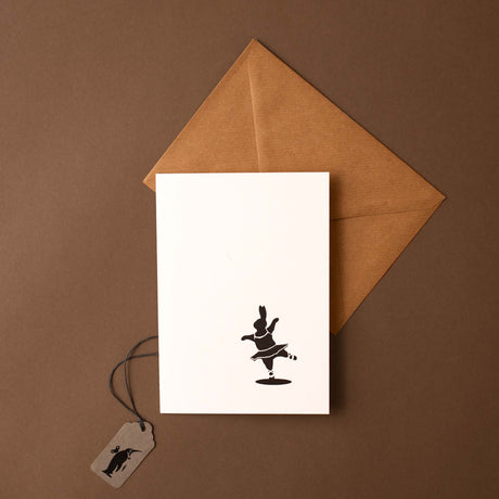 Ballet Rabbit Greeting Card - Greeting Cards - pucciManuli