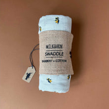 Load image into Gallery viewer, Bamboo Swaddle | Bumblebee - Baby (Lovies/Swaddles) - pucciManuli