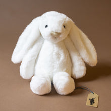 Load image into Gallery viewer, bashful-bunny-luna-medium-white-stuffed-animal-with-long-ears