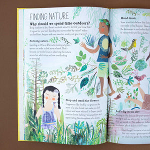 open-book-showing-kids-in-nature-and-text-about-why-we-should-spend-time-outdoors