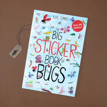Load image into Gallery viewer, cover-of-book-in-light-blue-with-ladybugs-butterflies-bees-and-other-insects