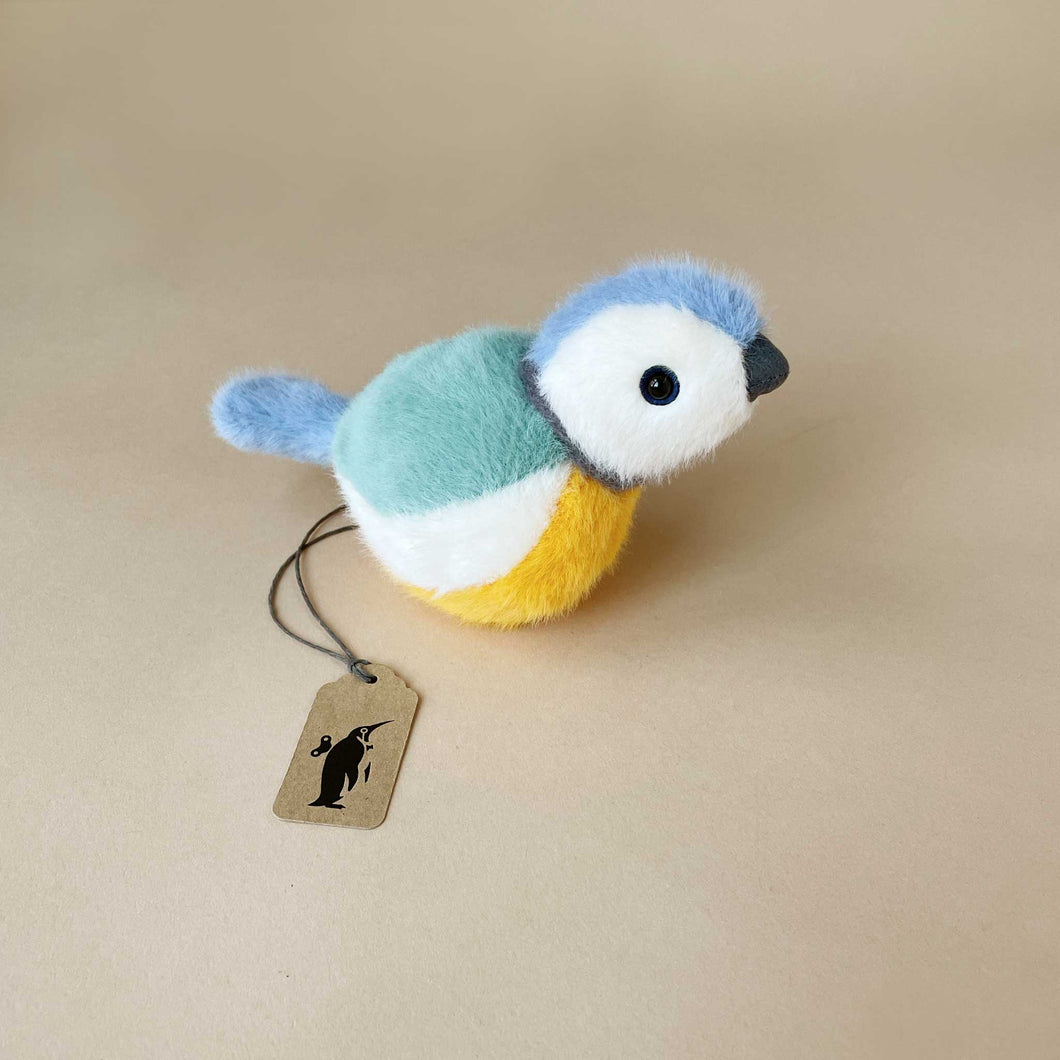 birdling-blue-tit-stuffed-animal-with-green-blue-mustard-and-white-swoops-of-color