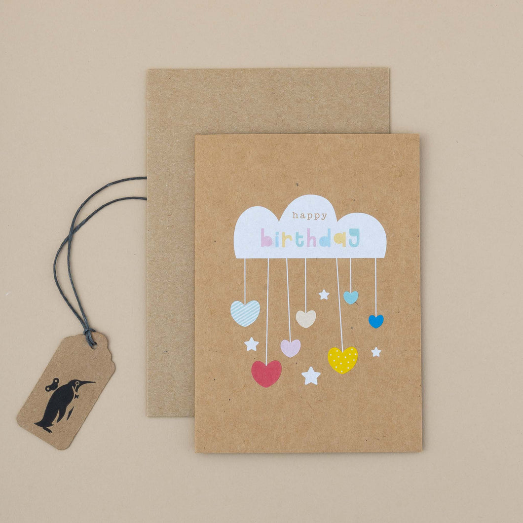 kraft-greeting-card-happy-birthday-cloud-with-hanging-hearts