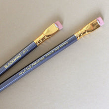 Load image into Gallery viewer, two-blackwing-602-firm-pencils-with-pink-erasers