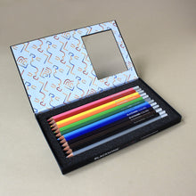 Load image into Gallery viewer, blackwing-color-pencil-set-in-black-box-open-lid