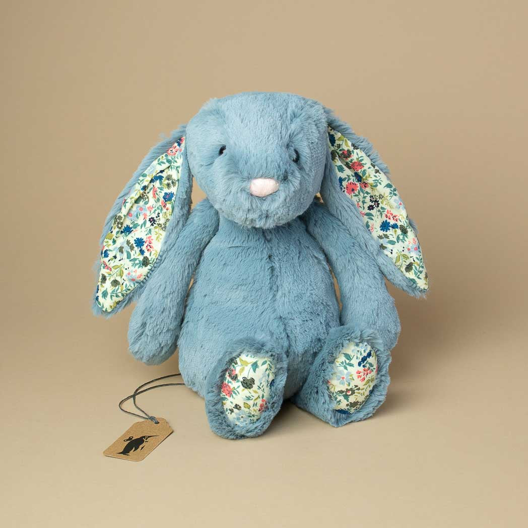 grey-blue-bunny-with-blossom-patterned-applications-on-ears-and-feet