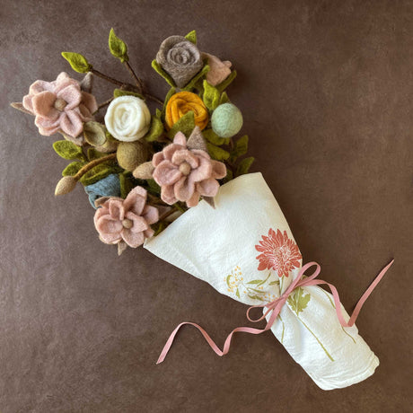 Felt Floral Bouquet | Joy - Home Decor - pucciManuli