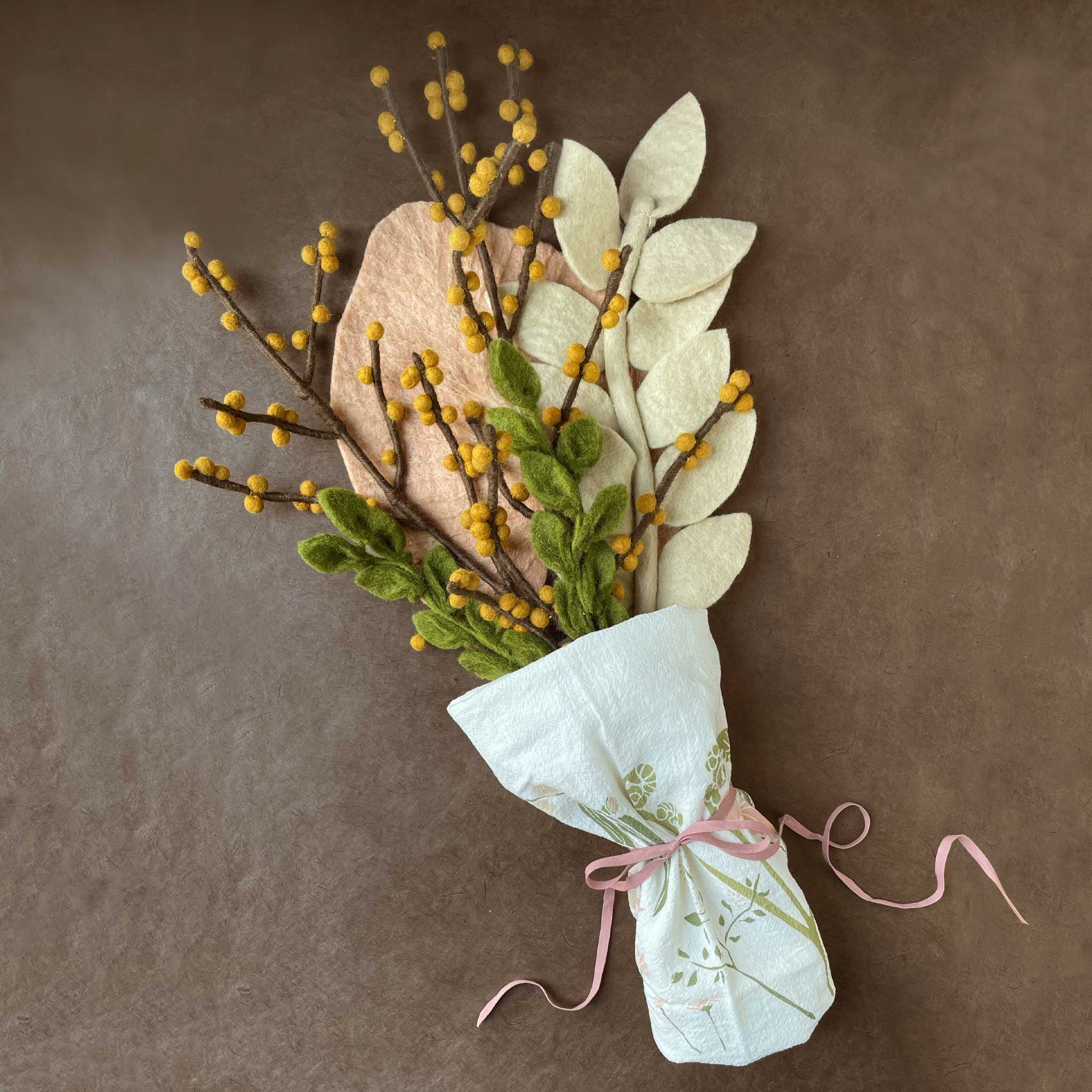 Felt Floral Bouquet | Healing - Home Decor - pucciManuli