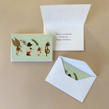 Load image into Gallery viewer, christmas-procession-inside-message-reads-warm-wonderful-wishes-for-happy-holidays