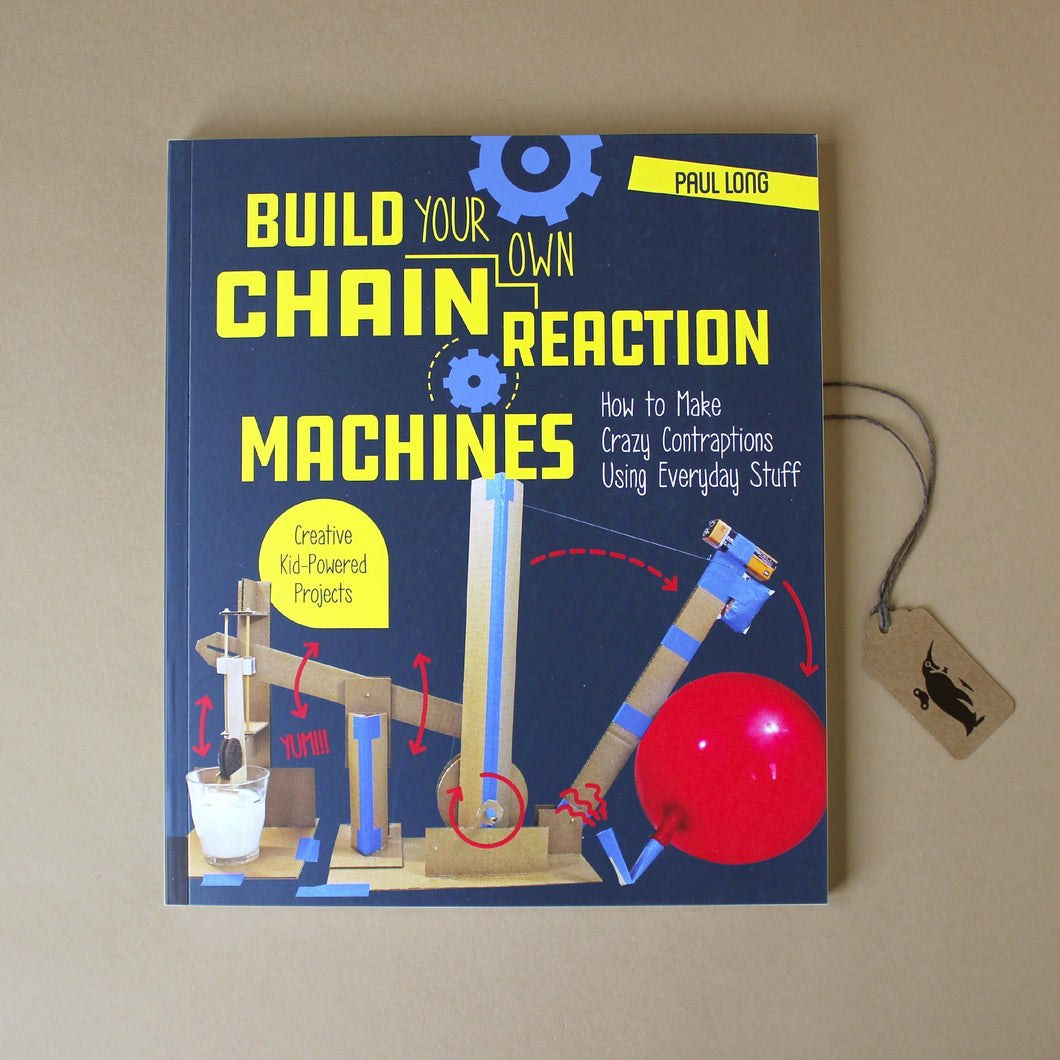 build-your-own-chain-reaction-machines-activity-book-front-cover-with-contraption-including-balloon-battery-cardboard-screws-and-tape