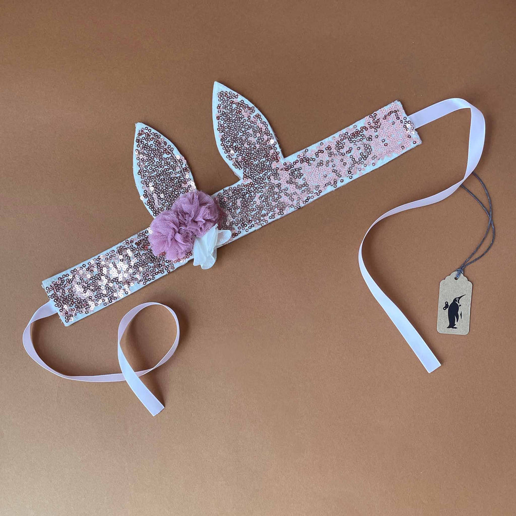 Bunny Ears | Rose Gold Sequin - Pretend Play - pucciManuli